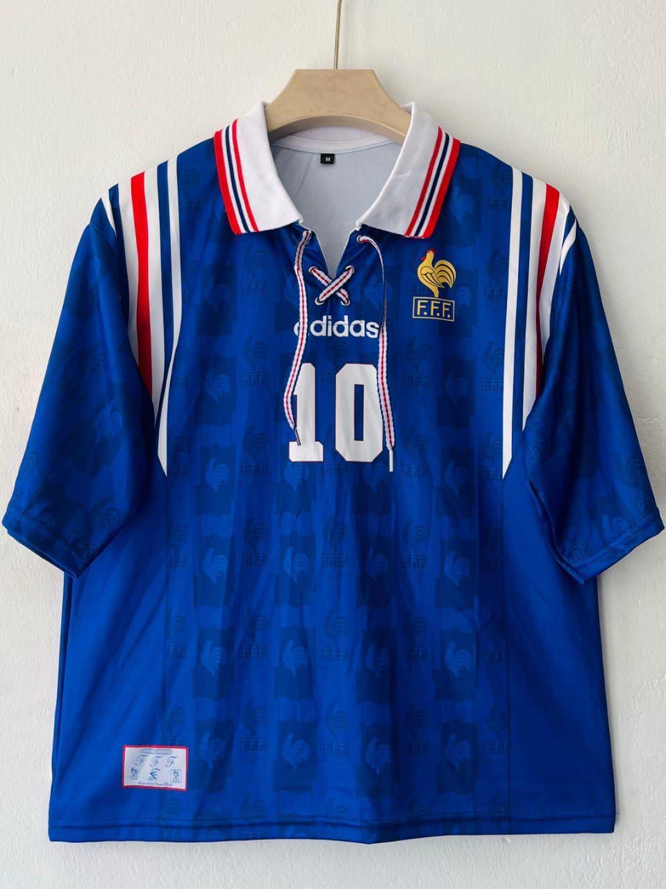 France 1996 home retro jersey