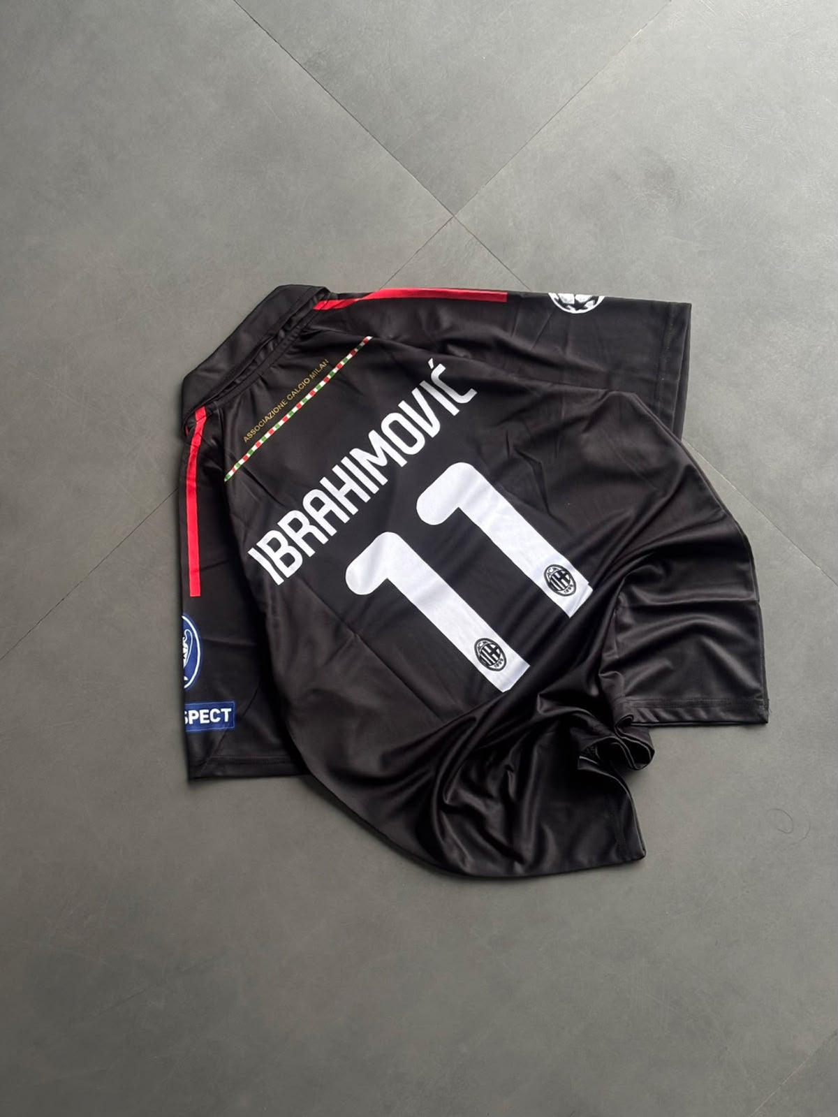 Ac Milan 2011/12 Season Third Kit Embroidery Imbrahimovic