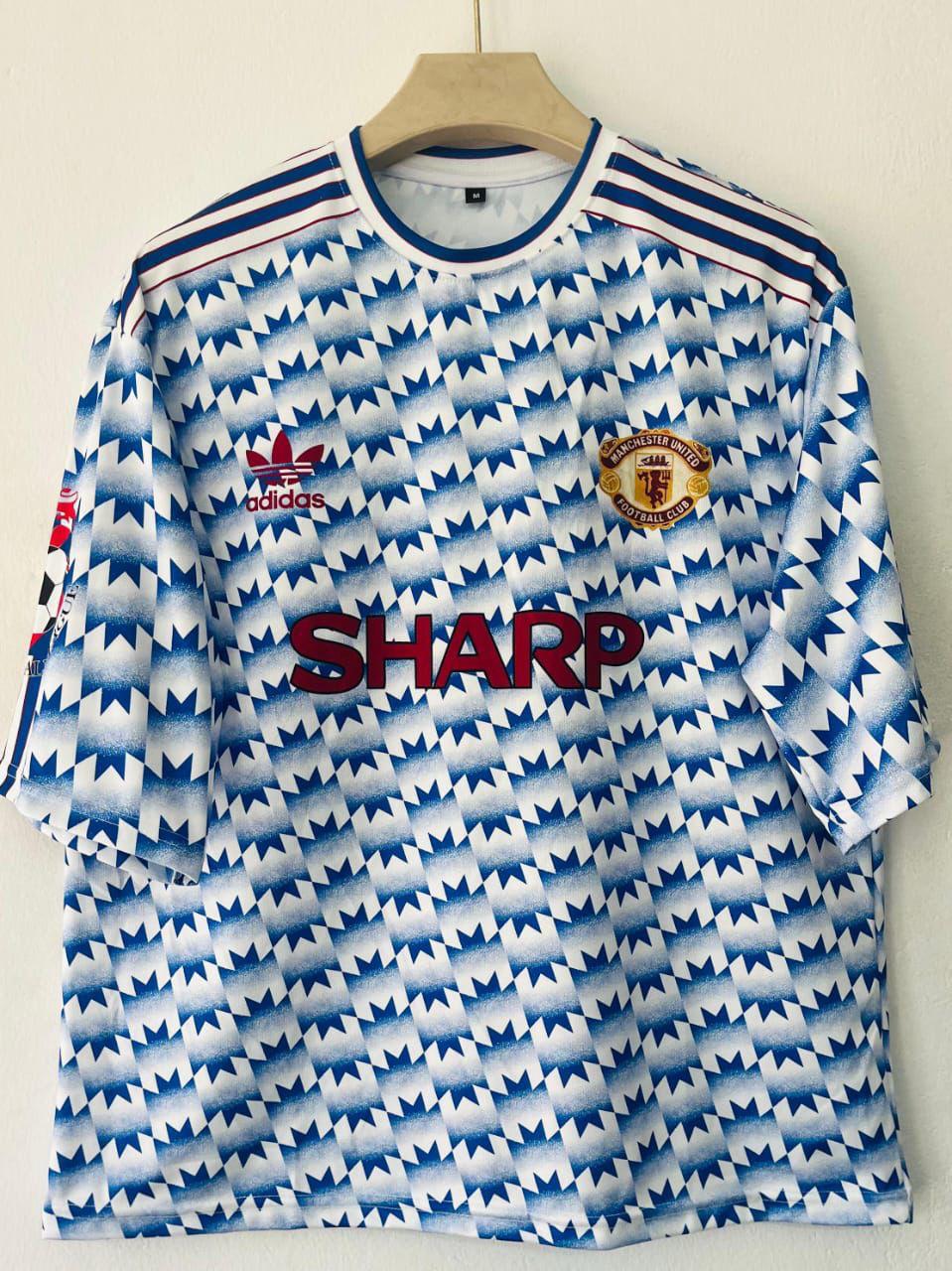vintage Adidas Manchester United 1990-1992 away