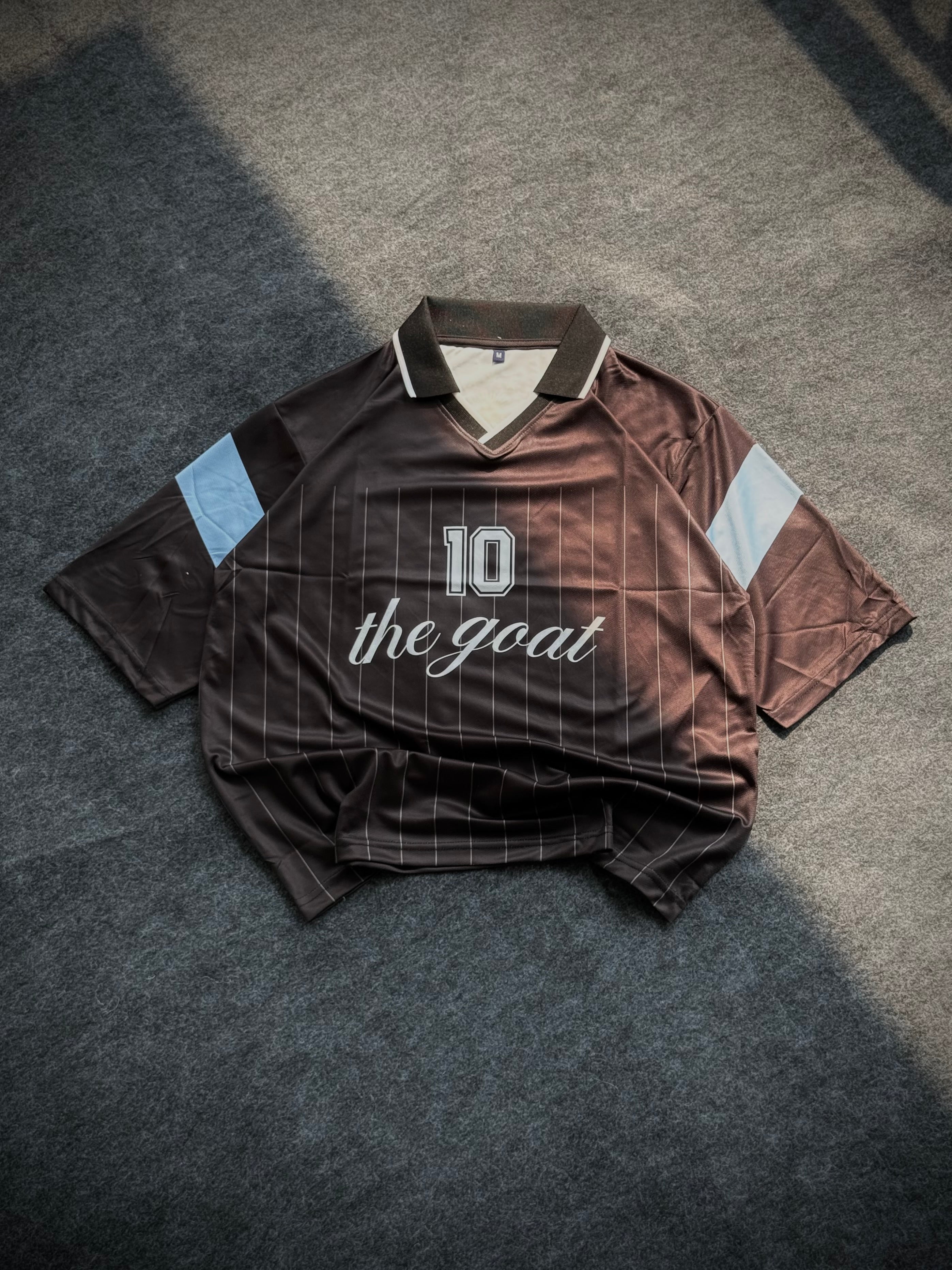 Lionel Messi "The Goat" special edition football fan jersey