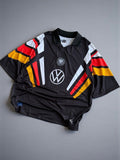 Germany 1996 Franz Beckenbauer black five-sleeve retro football jersey