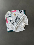 2026/27 Real Madrid Home Embroidery Collar Five sleeve