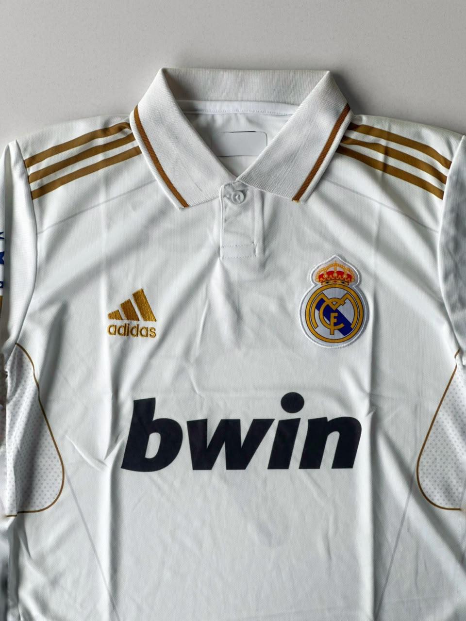 Real Madrid 2011-12 home long sleeve embroidery
