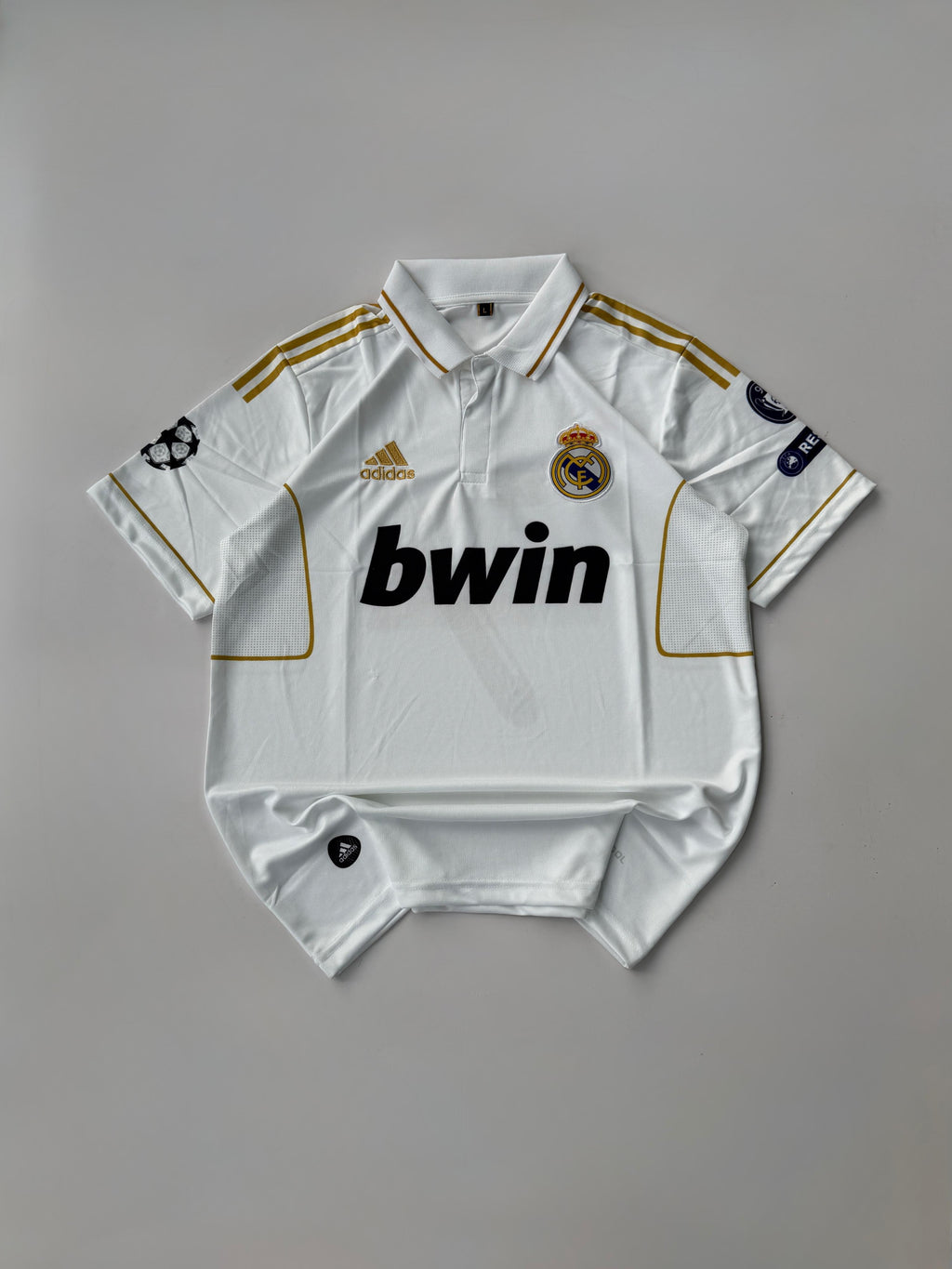 Real Madrid 2011/12 Home Kit Embroidery Collar