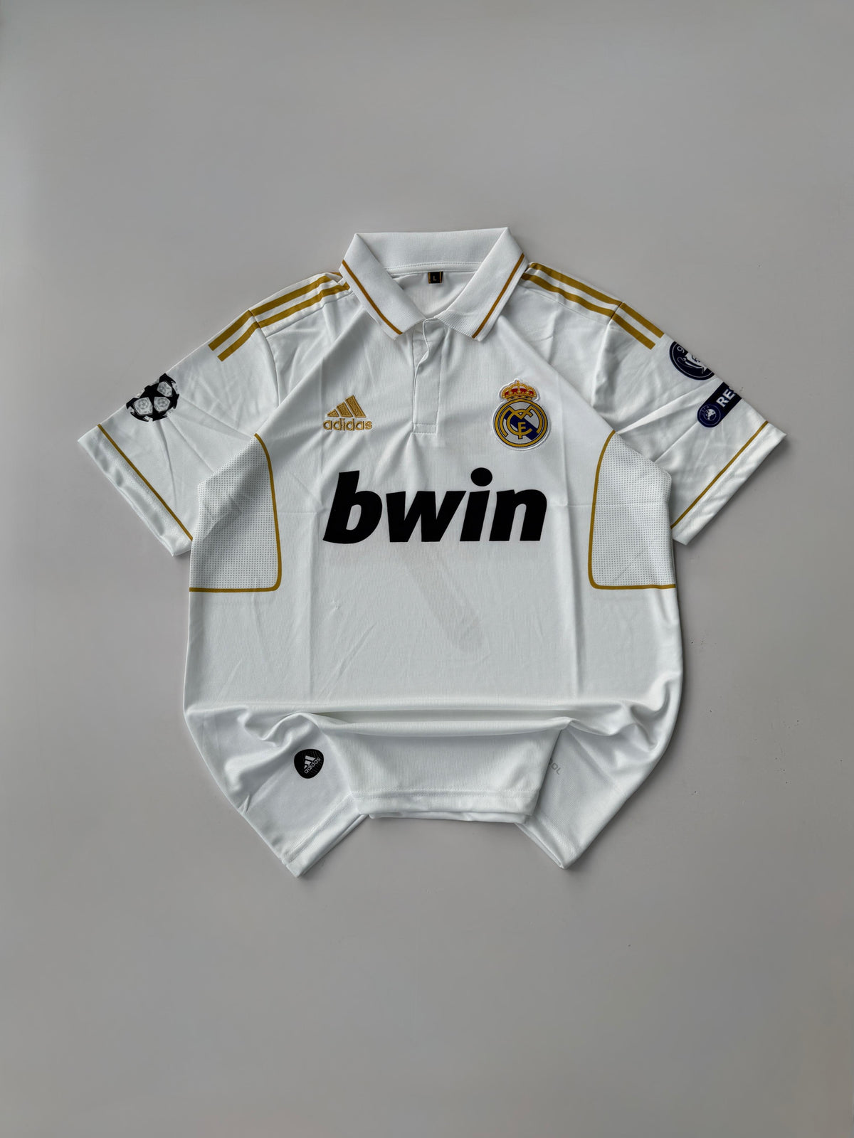 Real Madrid 2011/12 Home Kit Embroidery Collar