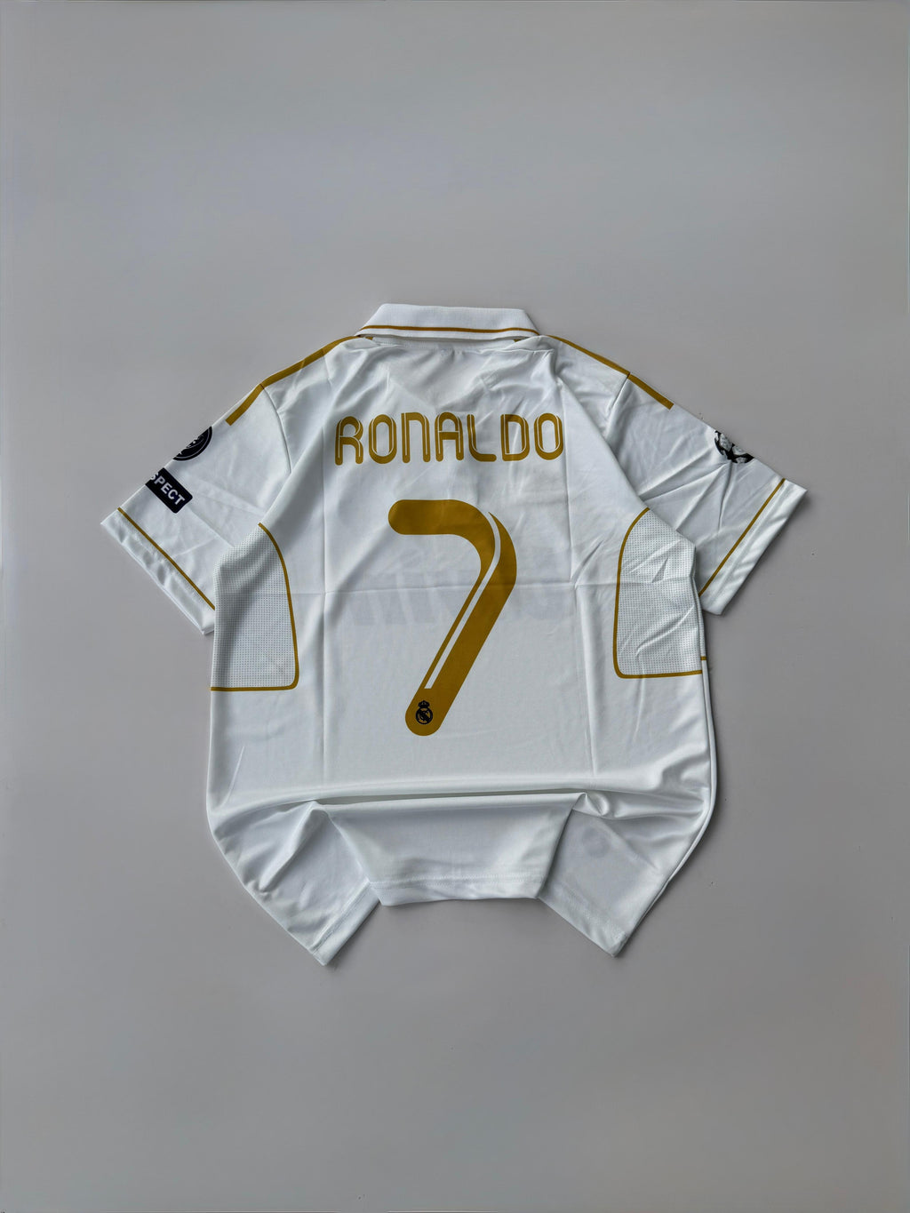Real Madrid 2011/12 Home Kit Embroidery Collar