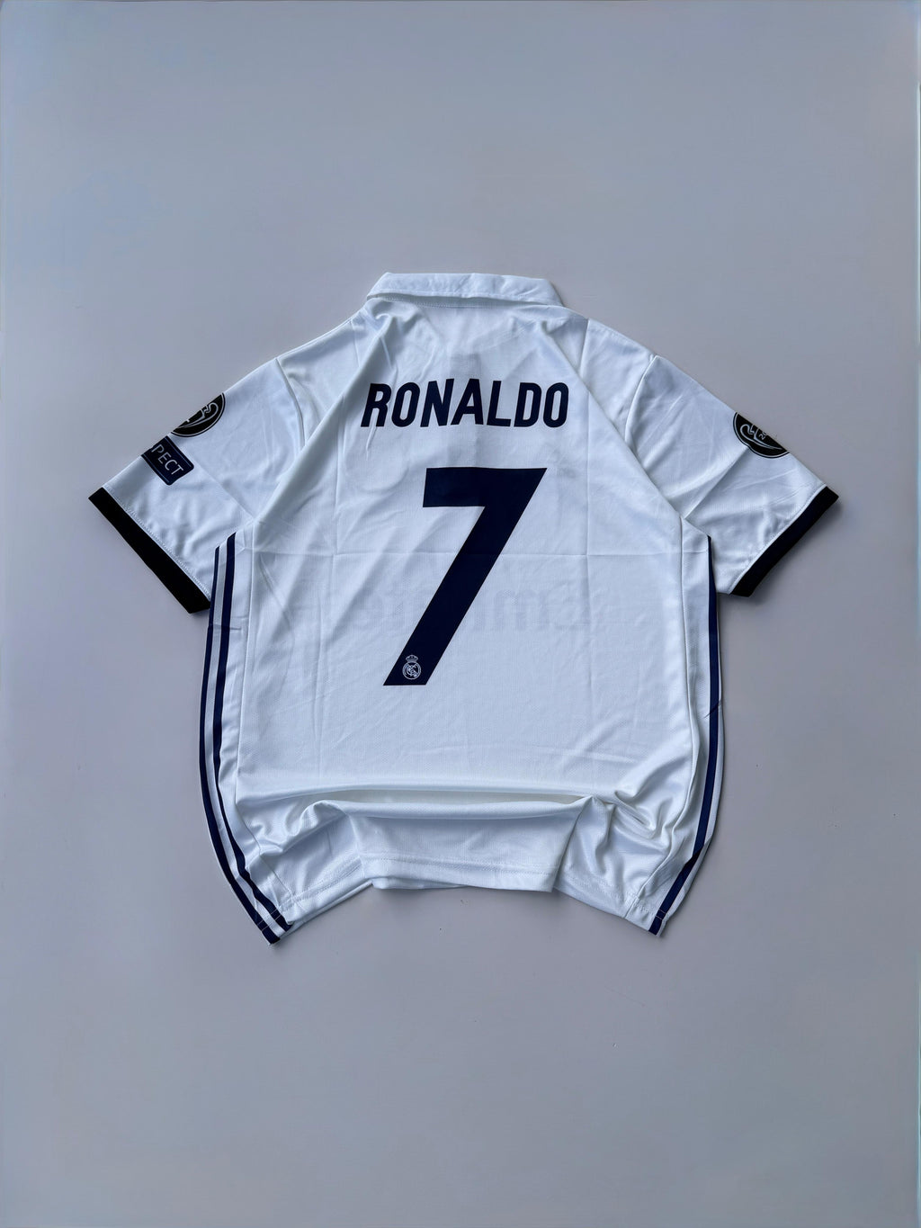 Real Madrid 2016-17 Home Kit Embroidey Collar