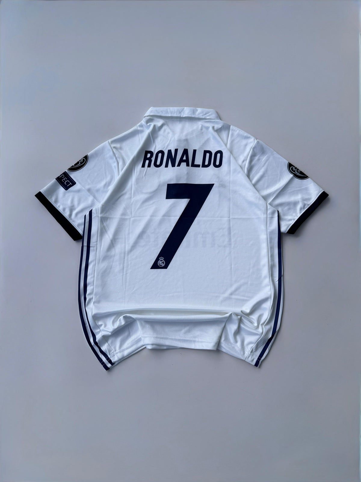 Real Madrid 2016-17 Home Kit Embroidey Collar