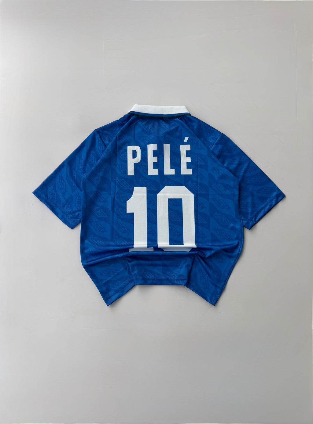 Pele 10 Brazil 1991-93 Retro Away Kit Fivesleeve Embroidery Polo Kit