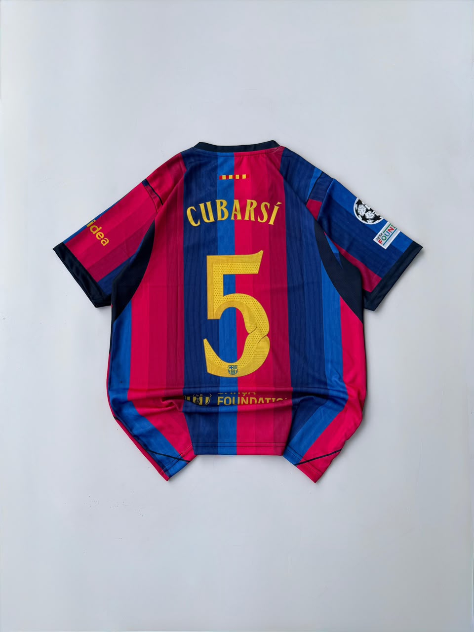 Cubarsi 5 Barcelona 2026/27 Home kit embroidery