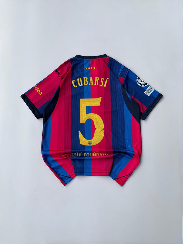 Cubarsi 5 Barcelona 2026/27 Home kit embroidery