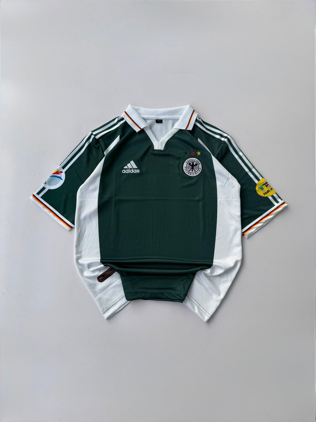 Ballack 13 Germany 2000/02 Retro away Kit Embroidery Fivesleeve Collar