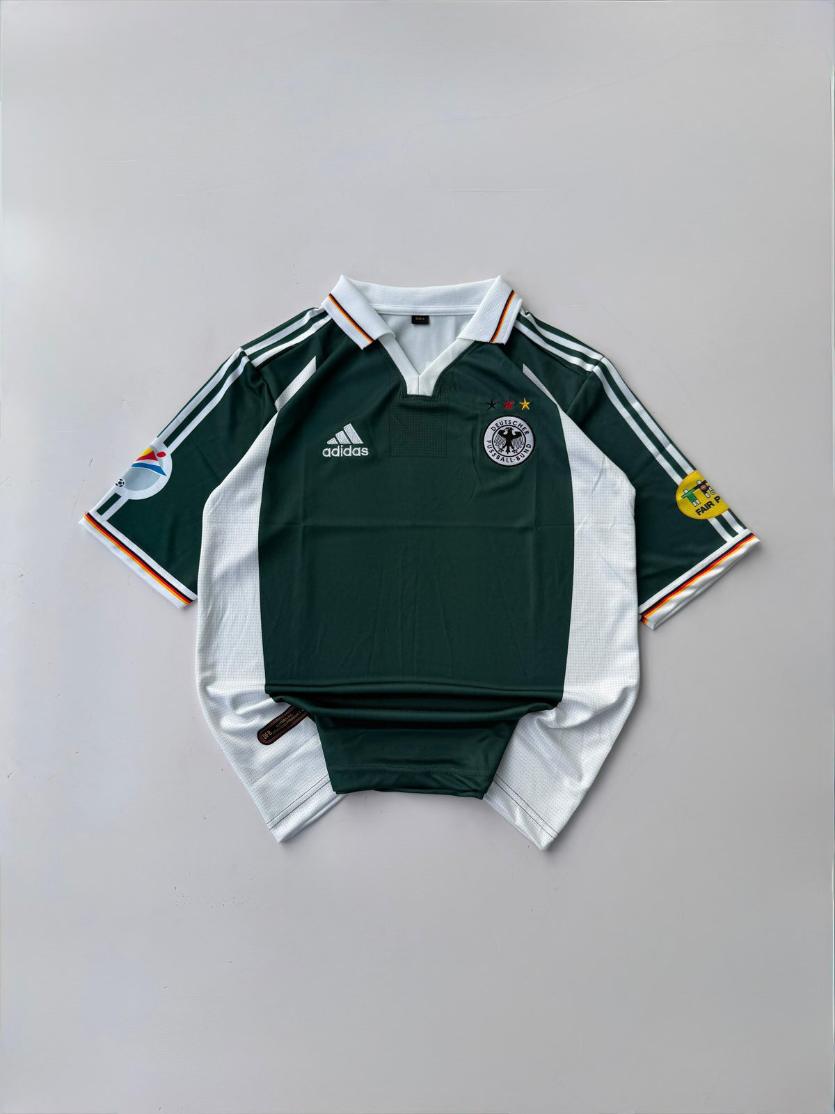 Ballack 13 Germany 2000/02 Retro away Kit Embroidery Fivesleeve Collar