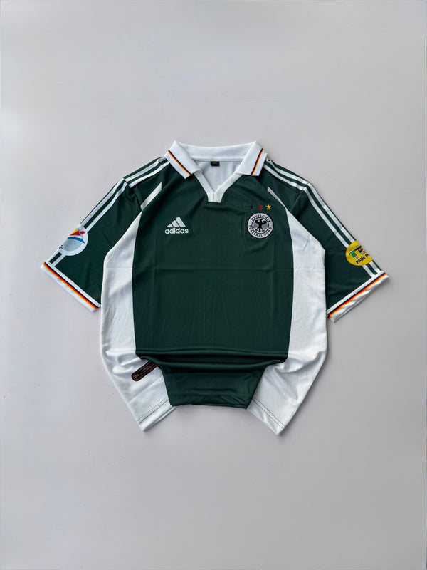 Ballack 13 Germany 2000/02 Retro away Kit Embroidery Fivesleeve Collar