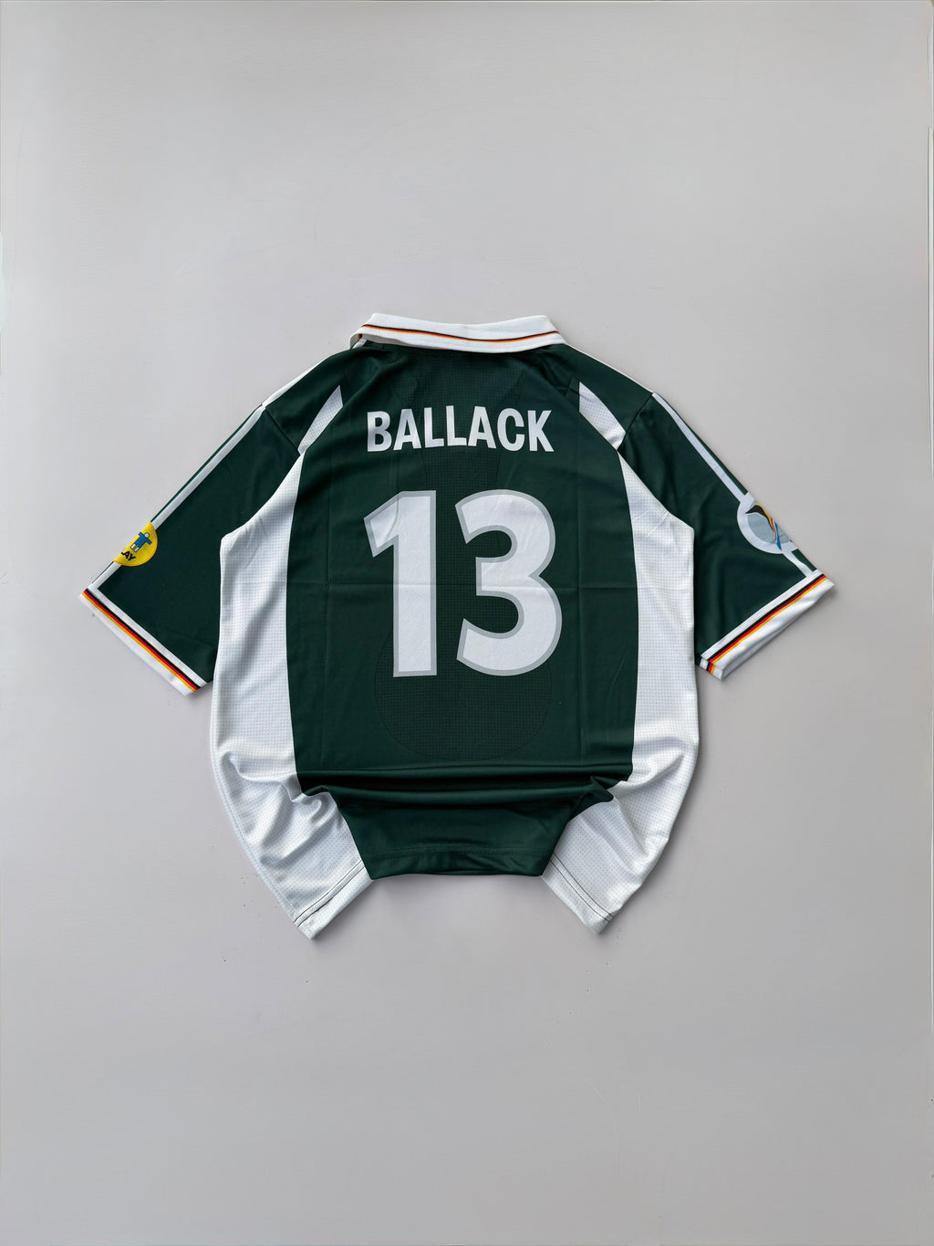 Ballack 13 Germany 2000/02 Retro away Kit Embroidery Fivesleeve Collar