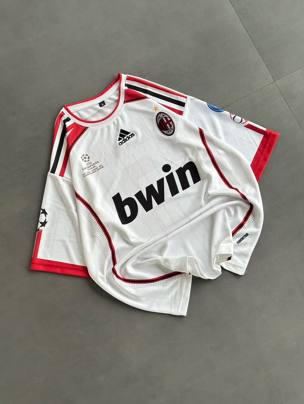 Ac Milan 2006/07 Away Maldini Embroidery Fivesleeve