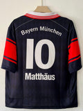 1997-99 Bayern Munich home jersey with the number 10 and "Matthäus" on the back.