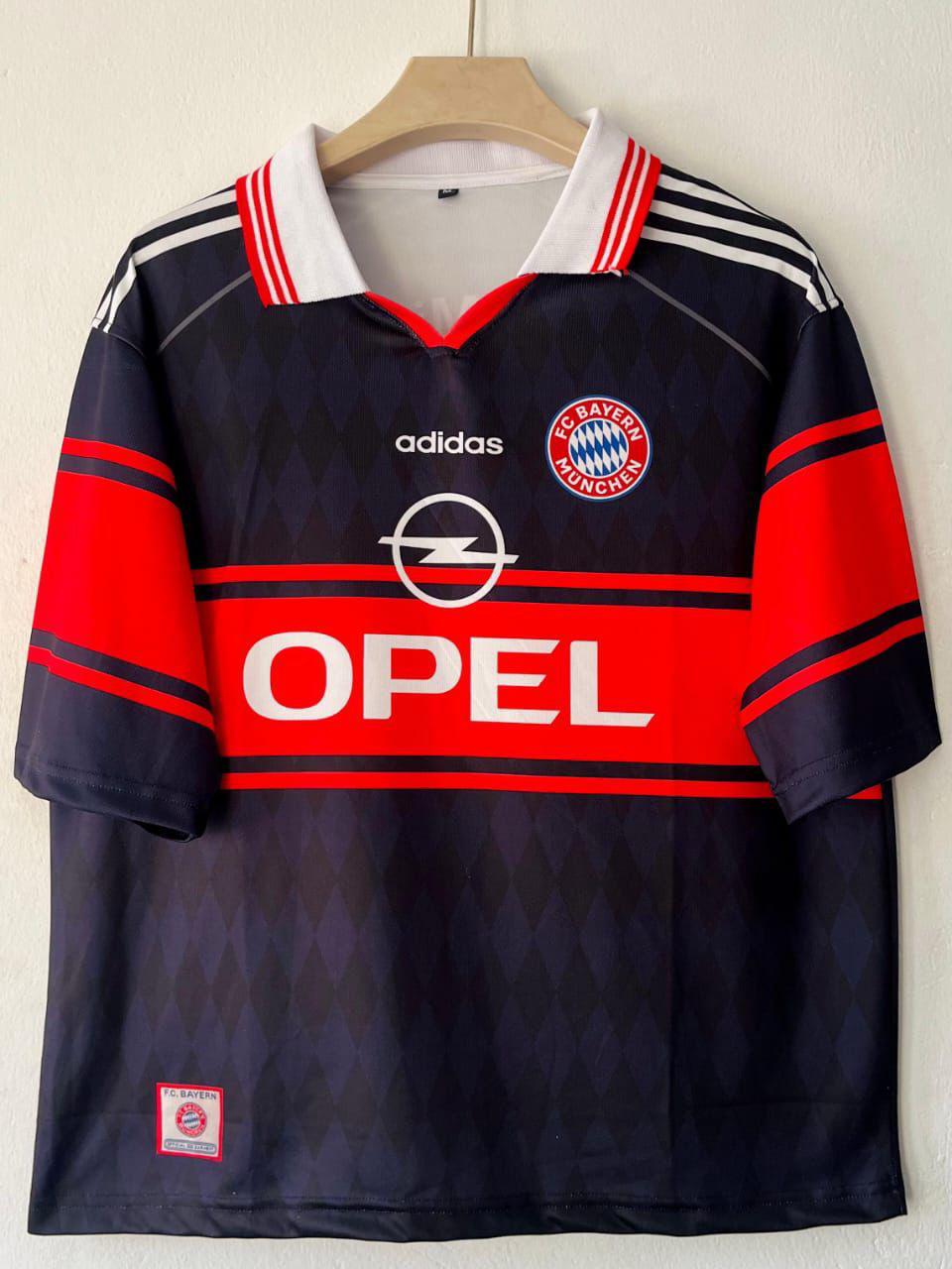 1997-99 Bayern Munich home jersey with the number 10 and 